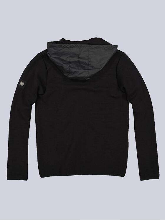engbers Herren Sweatjacke mit Kapuze Schwarz 35275