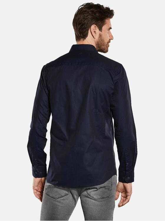 engbers Herren Langarm-Hemd "My Favorite" Blau 34368