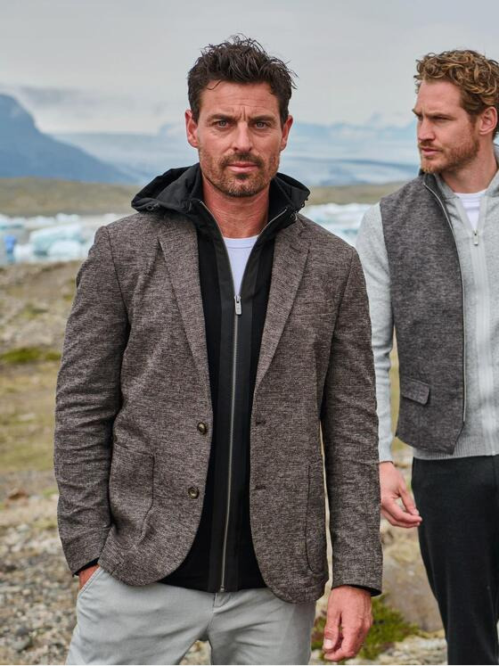 engbers Herren Freizeit-Sakko regular Braun 35498