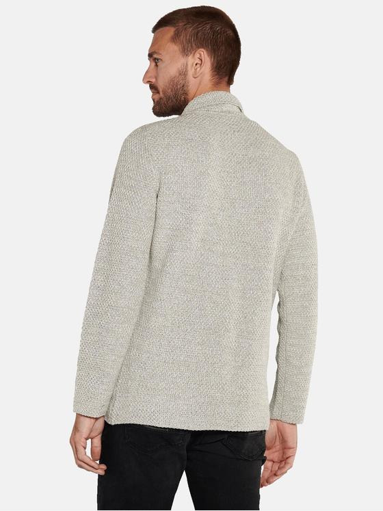 emilio adani Herren Strick-Sakko uni Beige 36141
