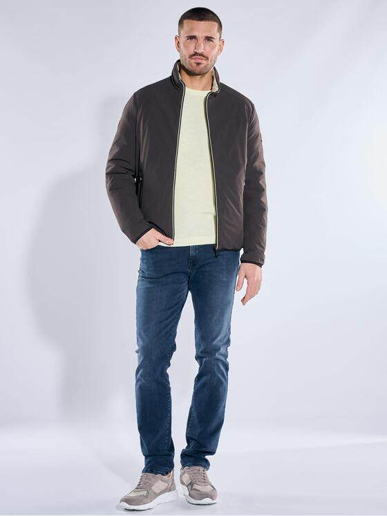 emilio adani Herren Wende-Steppjacke Schwarzbraun 40011