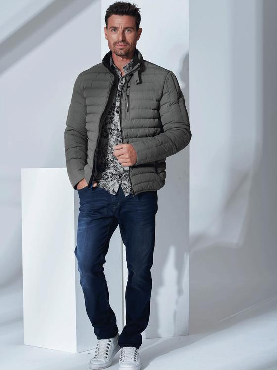 ENGBERS GERMANY Herren Jacke mit Sorona Füllung Grau 35432