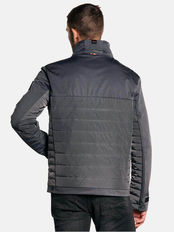 emilio adani Herren Soft Shell Jacke mit Stehkragen Grau 32566