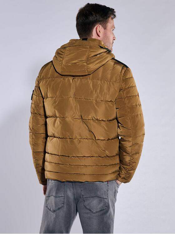 engbers Herren Steppjacke mit abnehmbarer Kapuze Safrangelb 37456