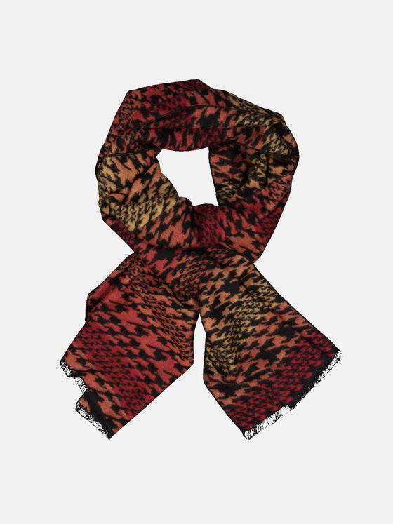 engbers Herren Schal gemustert Rostorange 33890