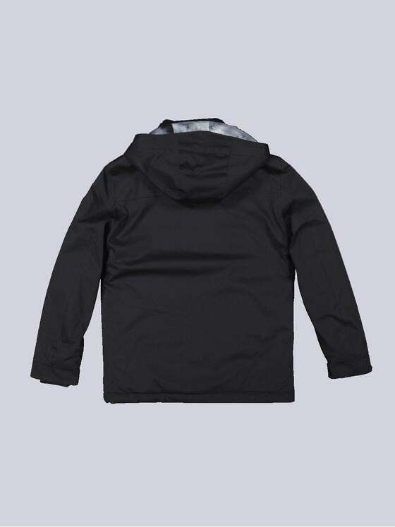 engbers Herren Jacke mit abnehmbarer Kapuze Schwarz 35421