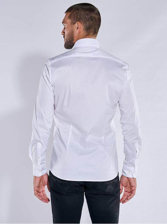 emilio adani Herren Performance Hemd "My Favorite" weiß Weiß 38000