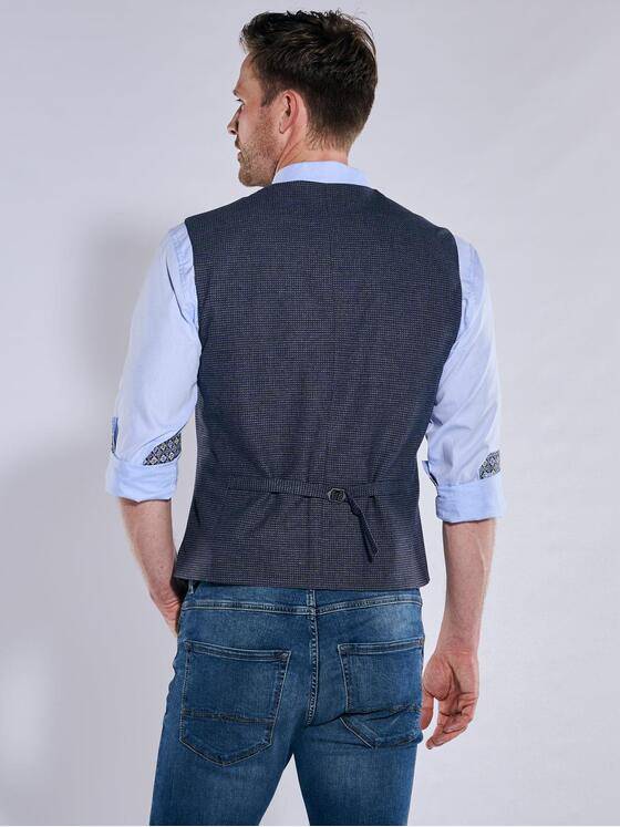 engbers Herren Sakko-Weste strukturiert Saphirblau 38122