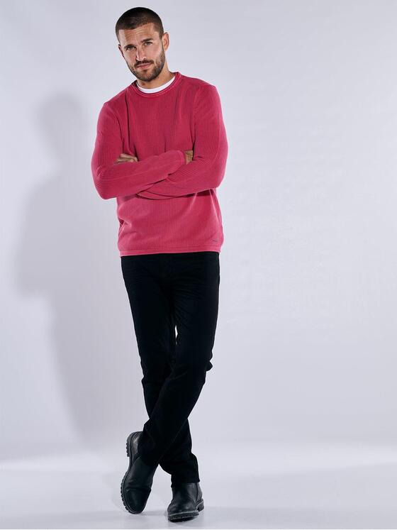 emilio adani Herren Pullover strukturiert Violett 37327