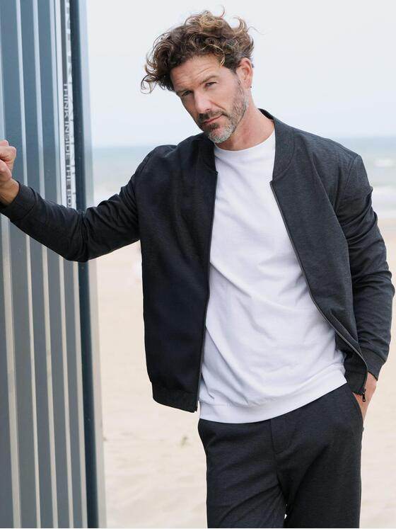 emilio adani Herren Blouson-Sakko Anthrazit 39823