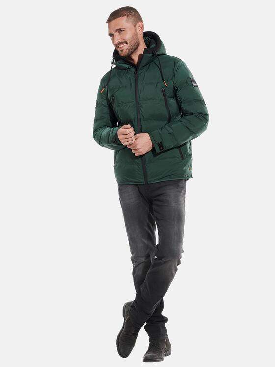emilio adani Herren Jacke mit wasserdichten Zippern Grün 32251