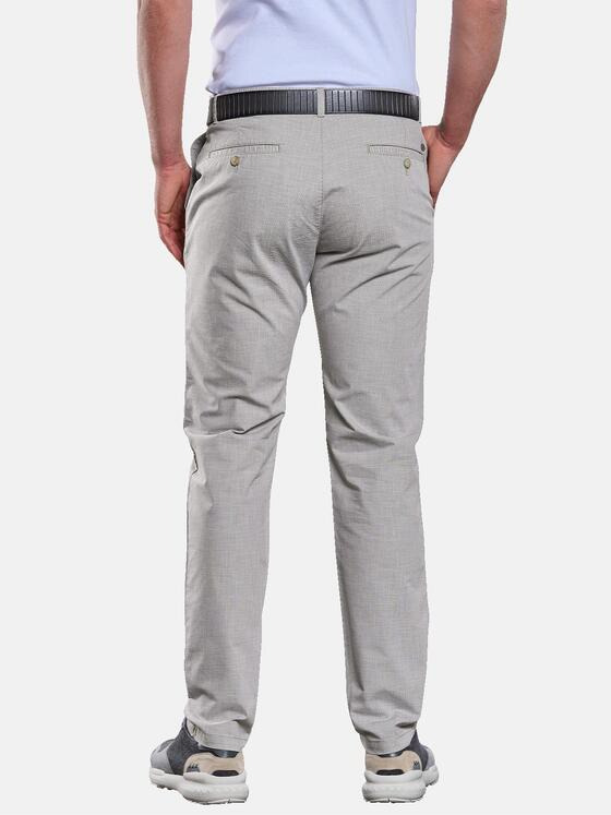 engbers Herren Chino dezent gemustert Grau 33220