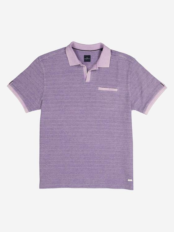 engbers Herren Polo-Shirt strukturiert Violett 37135