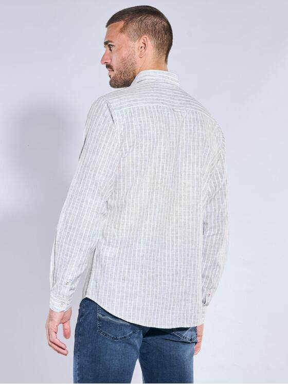 emilio adani Herren Hemd gemustert Khaki 40012