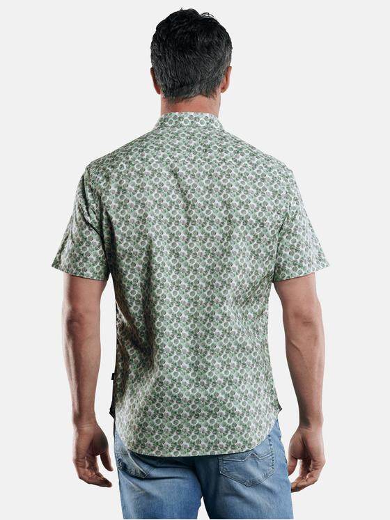 engbers Herren Hemd kurzarm Gruen 29094