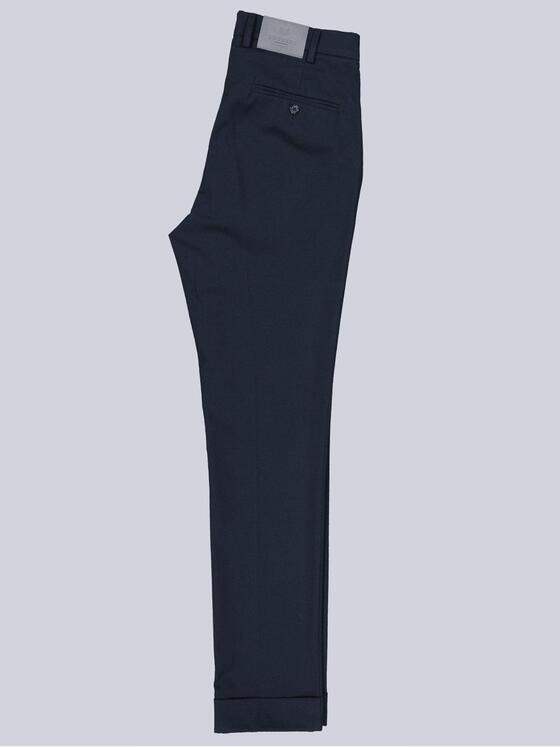 ENGBERS GERMANY Herren Hose in innovativer Wolloptik Saphirblau 39620