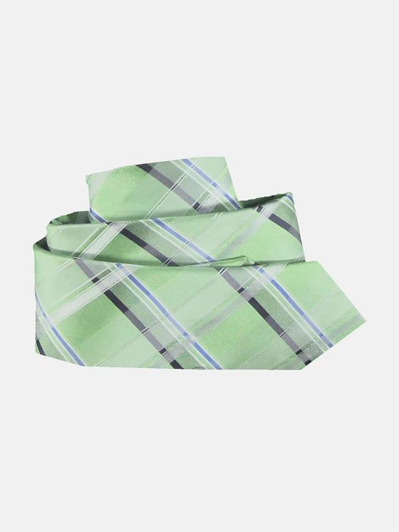 engbers Herren Krawatte kariert Blassgruen 31375