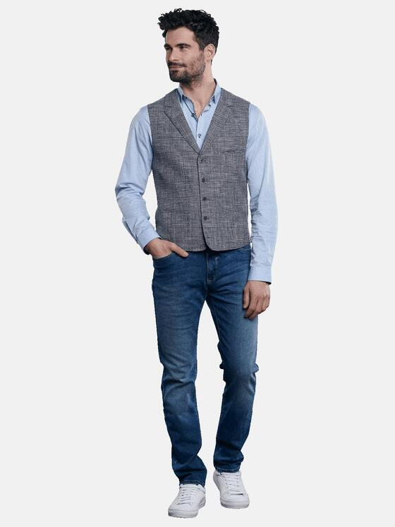 engbers Herren Die Sommer-Sakko-Weste Indigoblau 31074