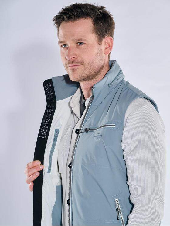 engbers Herren Wattierte Performance-Weste Mittelblau 40290