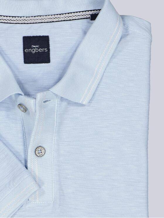 engbers Herren Polo-Shirt meliert Hellblau 38917