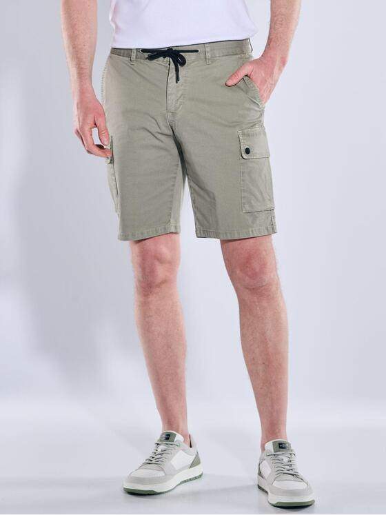 engbers Herren Cargo-Bermuda mit Tunnelzug Khaki 39022