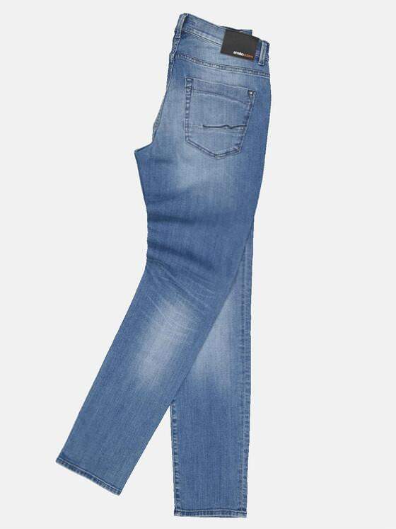 emilio adani Herren Jeans mit authentischer Waschung Blau 33505