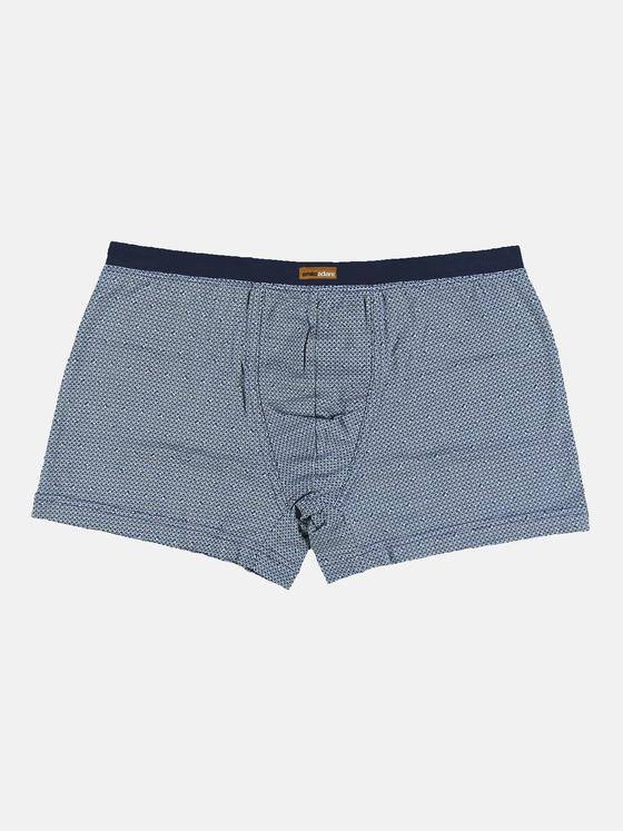 emilio adani Herren Boxershorts mit Minimalprint Blau 31439