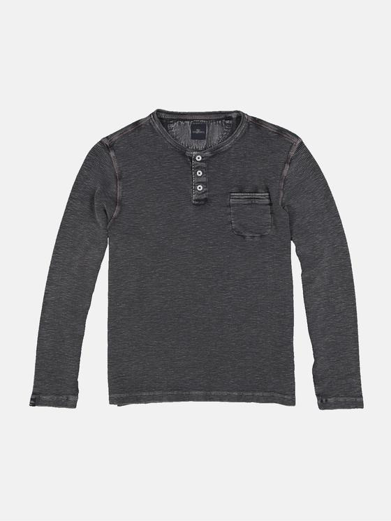 engbers Herren Langarm-Shirt strukturiert Anthrazit 34330