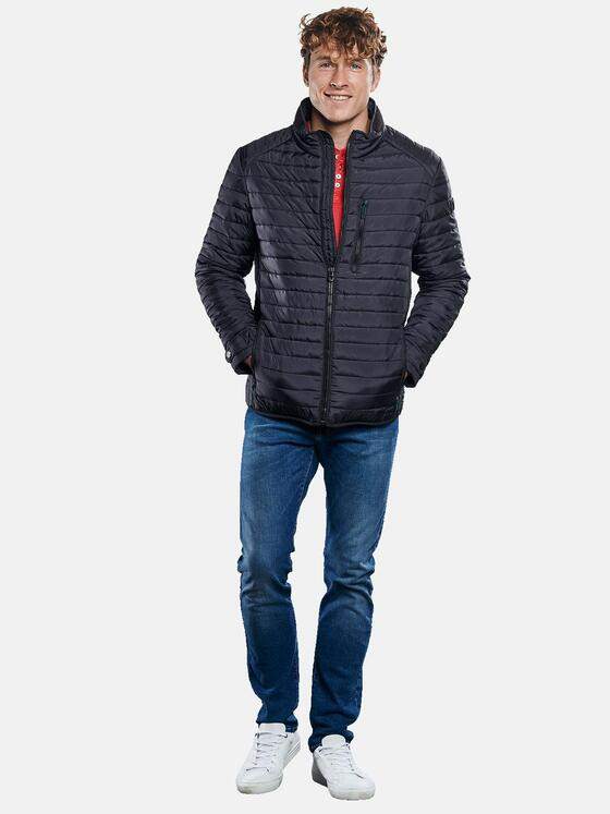 engbers Herren Steppjacke mit Bündchenabschluss Saphirblau 30208