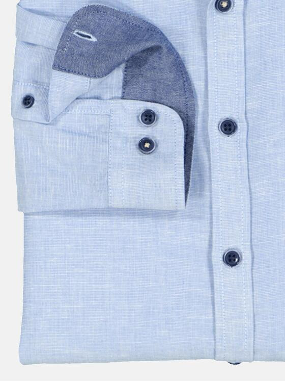 engbers Herren Langarm-Hemd uni Hellblau 36543