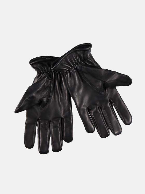 emilio adani Herren gesteppter Lederhandschuh Schwarz 30458