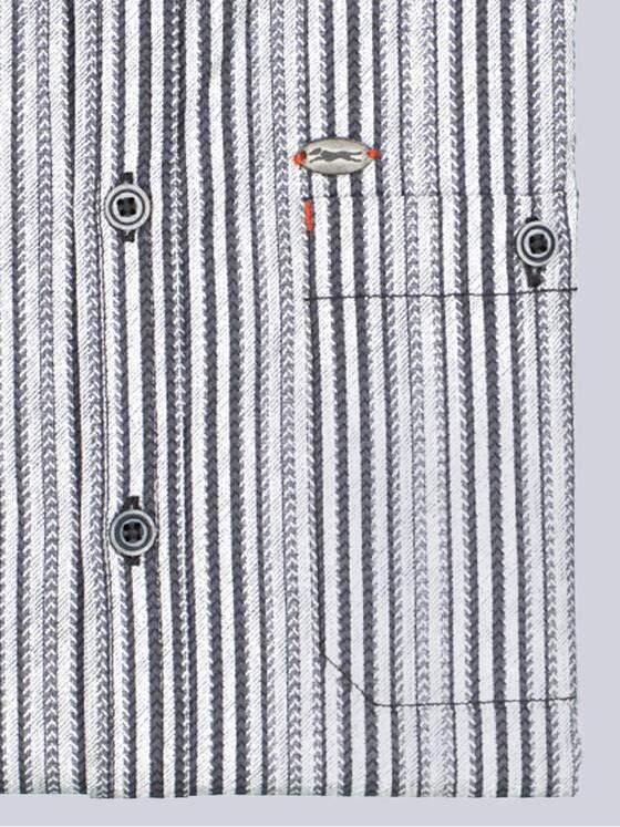 engbers Herren Hemd gemustert Schwarz 37277