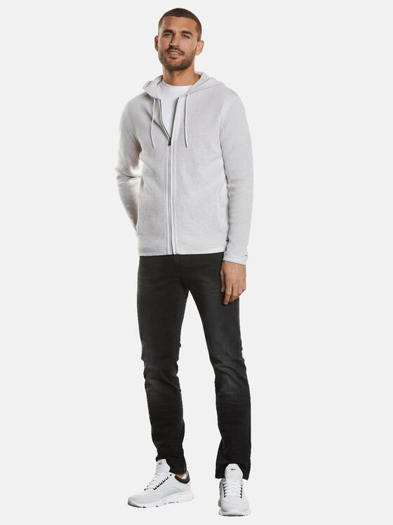 emilio adani Herren Strickjacke strukturiert Beige 34317