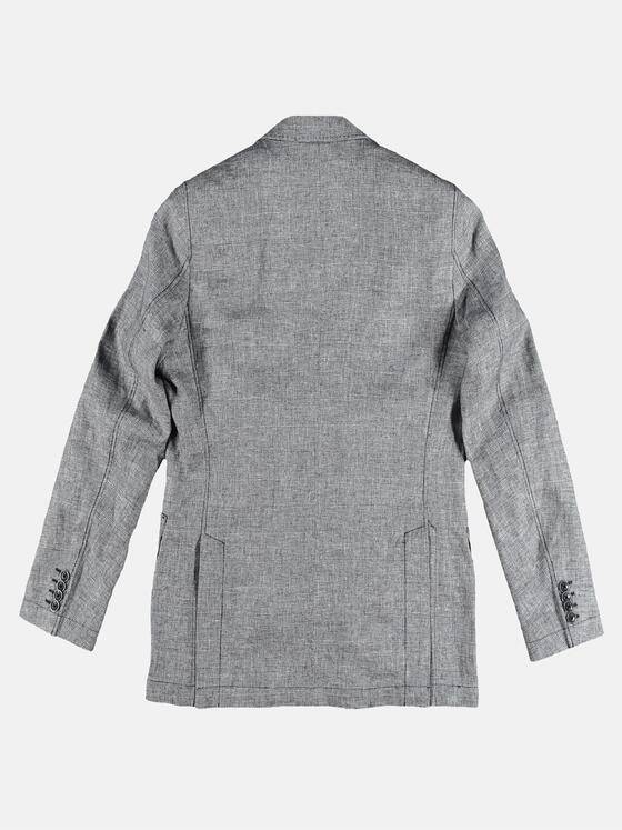 ENGBERS GERMANY Herren Sportives Sakko aus Leinenmix Silbergrau 29666