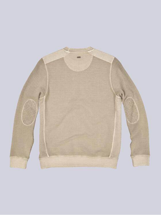 engbers Herren Sweatshirt strukturiert Beige 35314