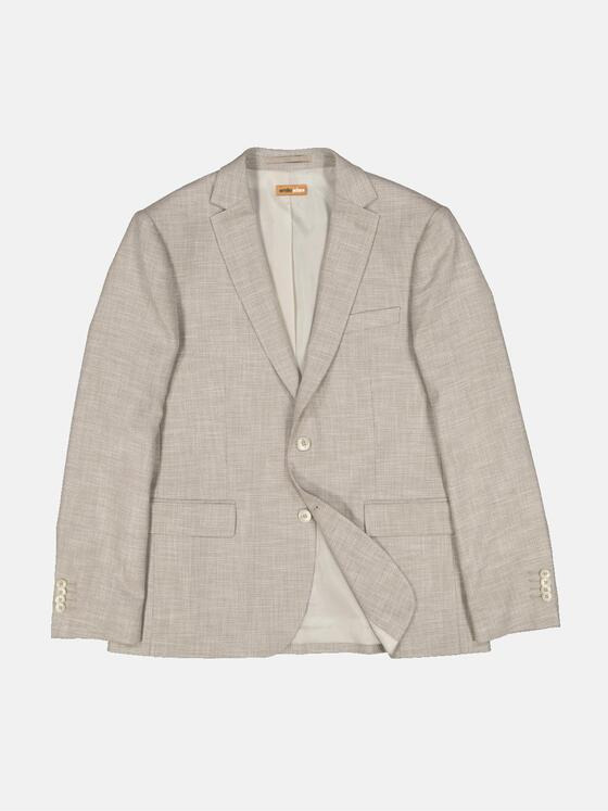 emilio adani Herren Anzug-Sakko slim fit Beige 36448