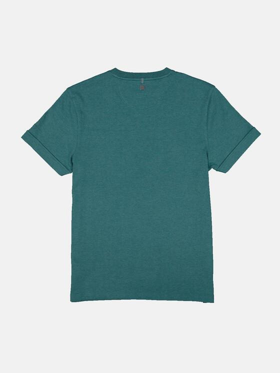 ENGBERS GERMANY Herren T-Shirt edel glänzend durch spezielles Garn Türkis 36800