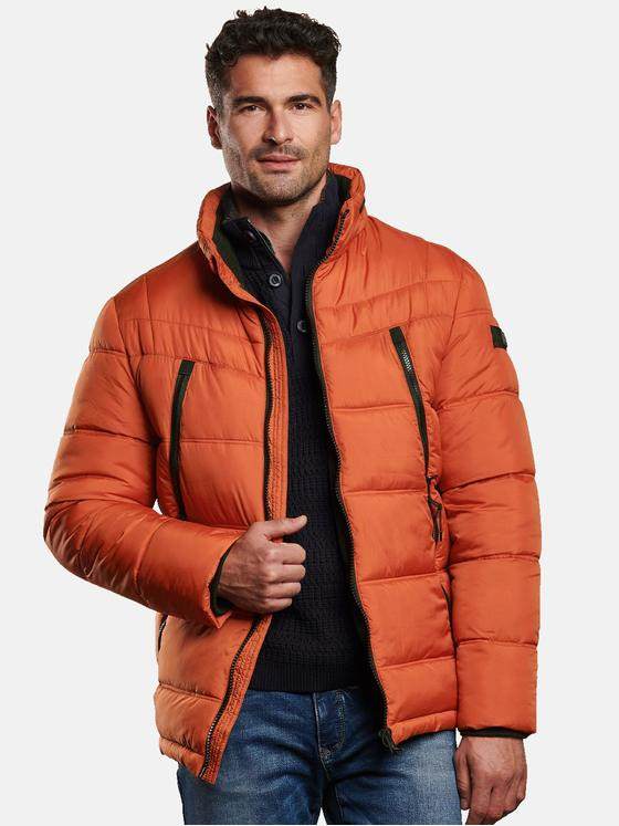 engbers Herren Jacke mit Doppelzipper Blutorange 32307