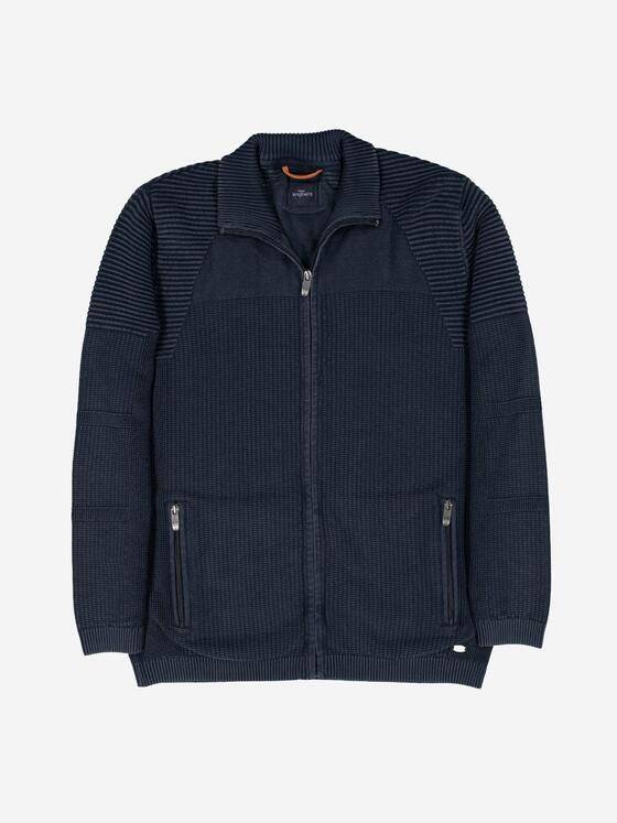 engbers Herren Cardigan regular Blau 37619
