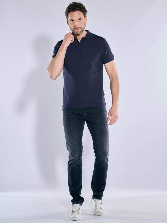 ENGBERS GERMANY Herren Polo-Shirt aus aus edler Baumwolle Saphirblau 38568