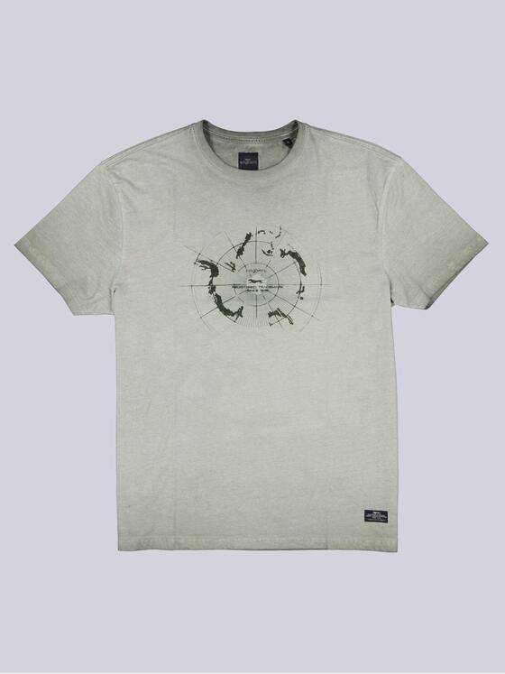 engbers Herren T-Shirt mit Print Gruen 38466