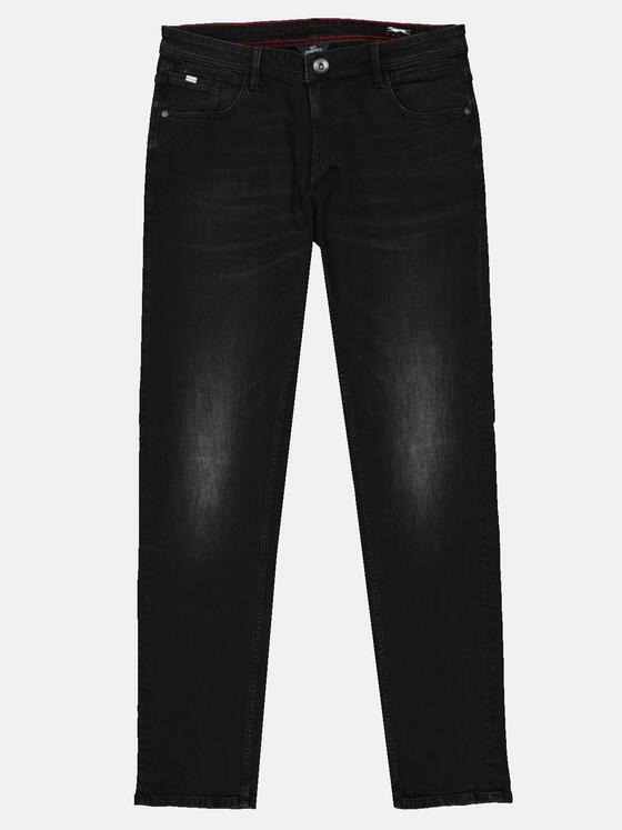 engbers Herren Jeans 5-Pocket Superstretch Schwarz 34099
