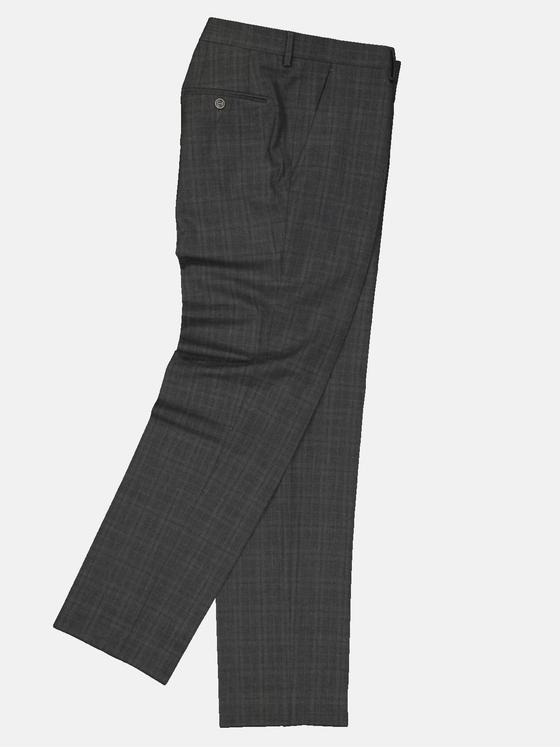 engbers Herren Anzug-Hose kariert Grau 33616