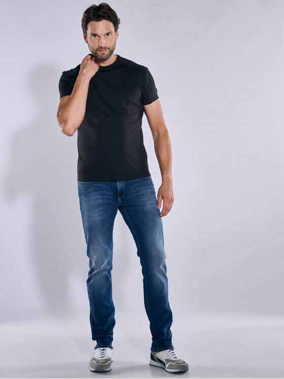 engbers Herren Basic-Shirt "My Favorite" organic Schwarz 34379