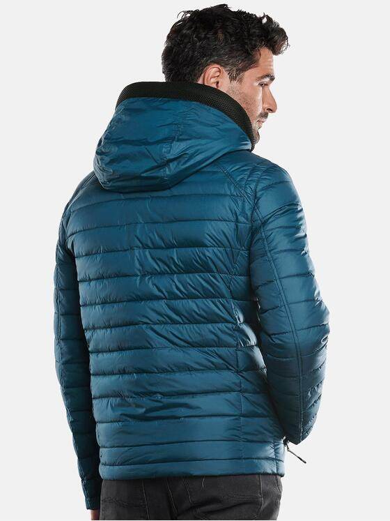 engbers Herren Steppjacke mit leichter Struktur Türkis 31910