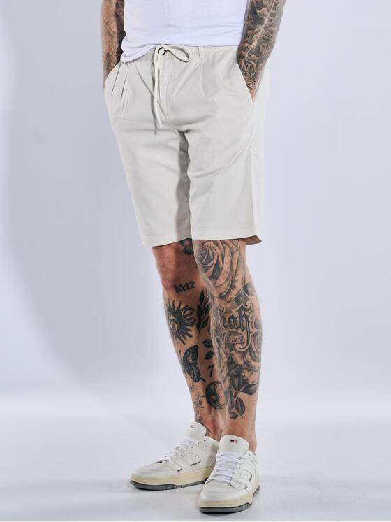 emilio adani Herren Chino-Bermuda mit Tunnelzug Beige 39007