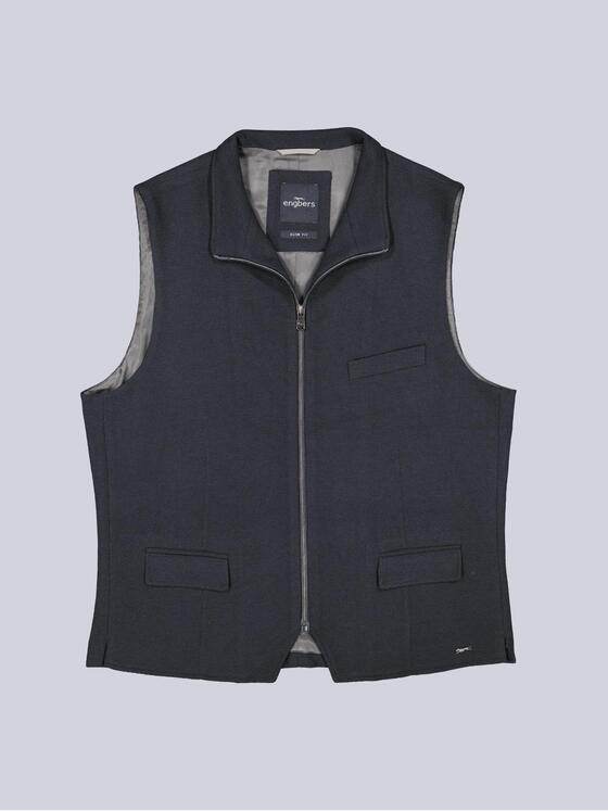 engbers Herren Weste Saphirblau 39837