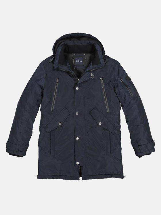 engbers Herren Longjacket sportiv Saphirblau 32303