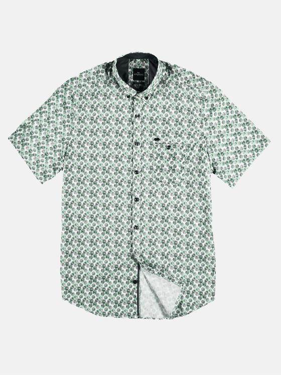 engbers Herren Hemd kurzarm Gruen 29094