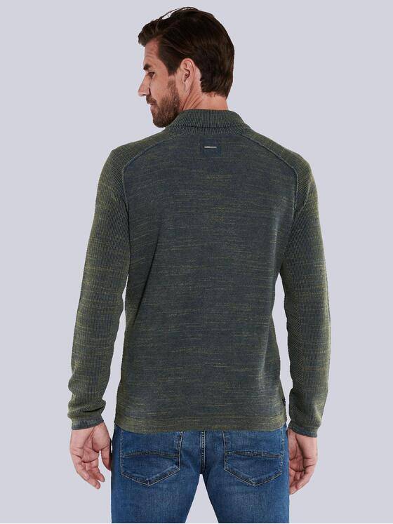 engbers Herren Pullover uni Grün 35853